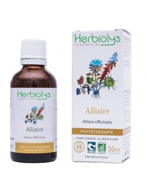 Image de Alliaire Bio - Diurétique et Rhumatismes Teinture-mère Alliaria officinalis 50 ml - Herbiolys depuis Résultats de recherche pour "Savon Miels Bla"