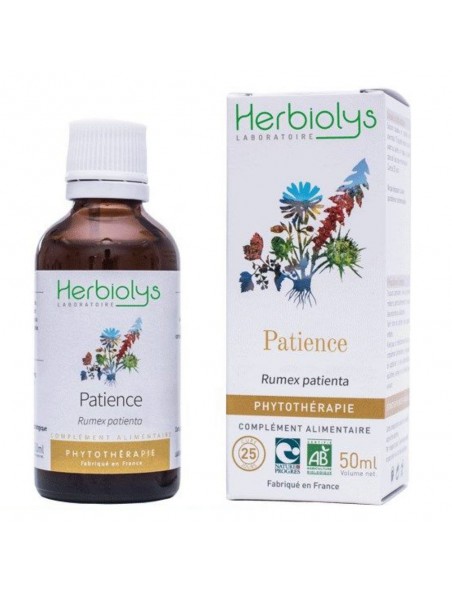 Patience - Dépurative et Stimulante Teinture-mère Rumex patientia 50 ml - Herbiolys