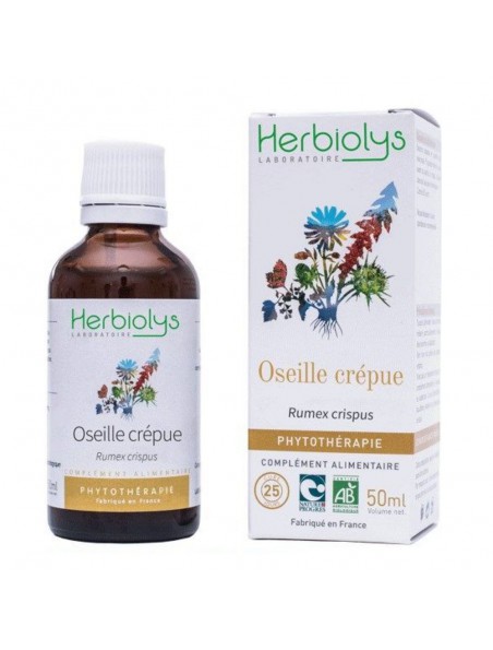 Image principale de Oseille crépue - Métaux lourds Teinture-mère Rumex crispus 50 ml - Herbiolys