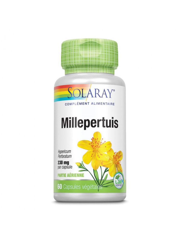 Image principale de la modale pour Millepertuis 230 mg - Stress et Sommeil 60 capsules végétales - Solaray