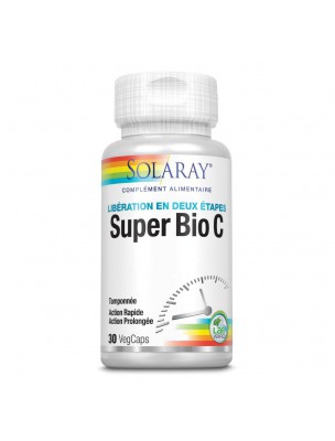 Image de Super Bio C tamponnée - Vitamine C 30 capsules - Solaray depuis Achetez les produits Solaray à l'herboristerie Louis (2)