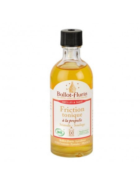 Achetez Friction Tonique à la propolis - Souplesse et Jambes lourdes 100 ml - Ballot-Flurin à l'herboristerie Louis Image principale de Friction Tonique à la propolis - Souplesse et Jambes lourdes 100 ml - Ballot-Flurin