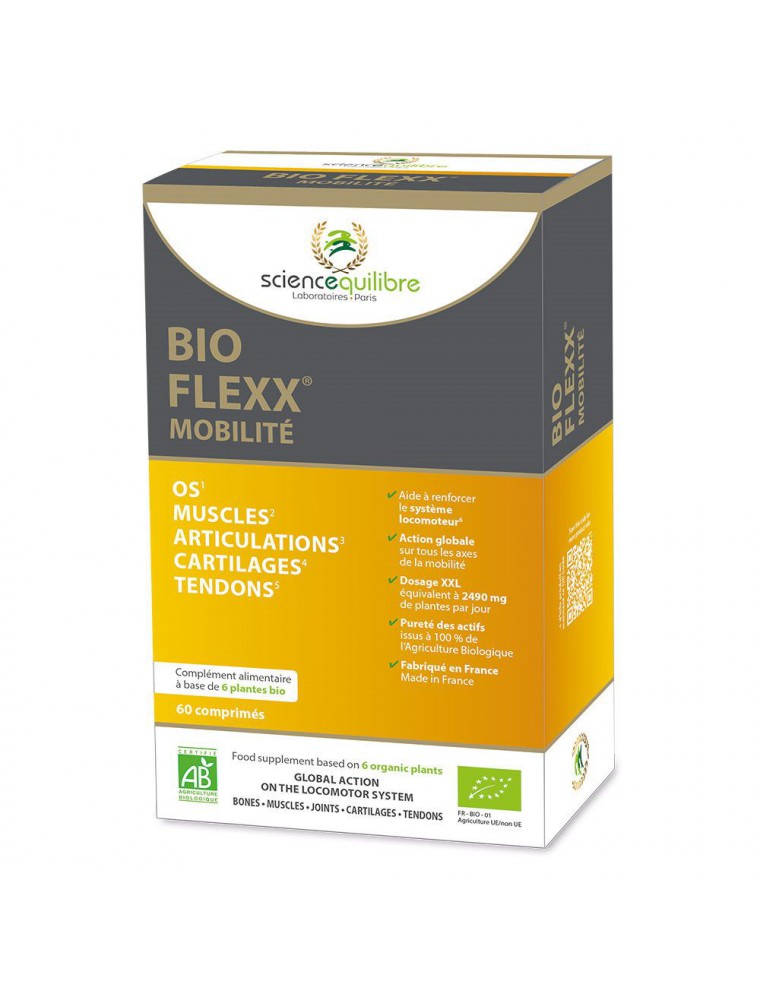 Image principale de la modale pour Bio Flexx Mobilité - Articulations 60 comprimés - Sciencequilibre