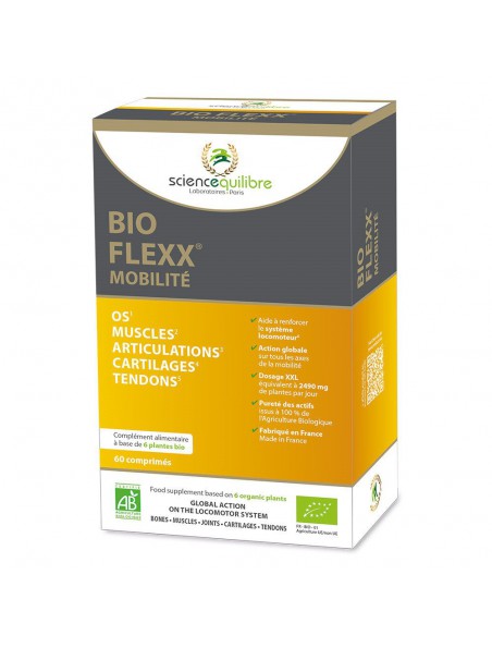 Image principale de Bio Flexx Mobilité - Articulations 60 comprimés - Sciencequilibre