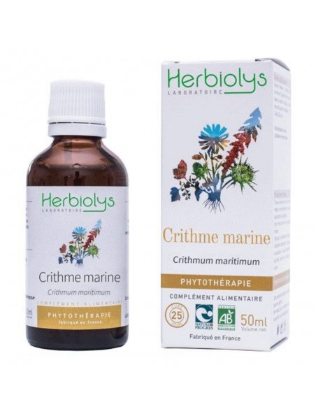 Image principale de Crithme maritime (Criste) Bio - Draineur Teinture-mère 50 ml - Herbiolys