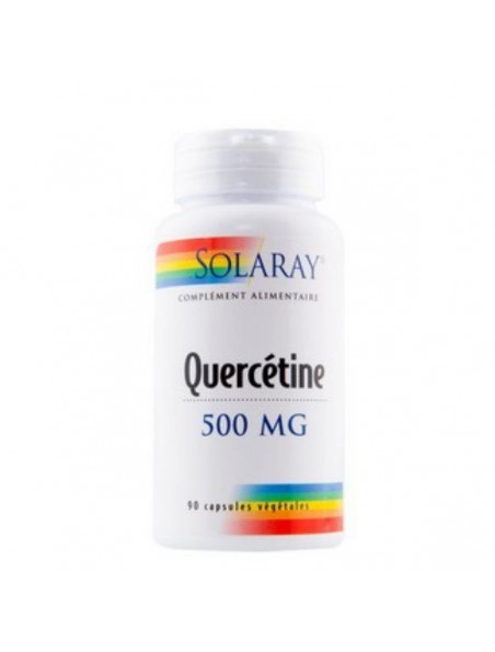 Image principale de Quercetin 500 mg - Allergies et Antioxydant 90 capsules - Solaray