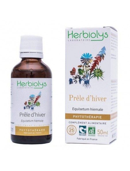 Image principale de Prêle d'hiver Bio - Reminéralisant Teinture-mère Equisetum hiemale 50 ml - Herbiolys