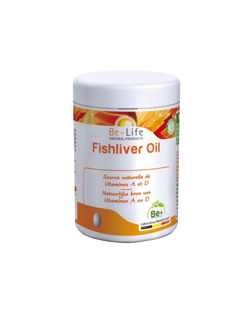 Image principale de la modale pour Fishliver Oil (Foie de Morue) Bio - Huile de Foie de Morue 180 capsules - Be-Life