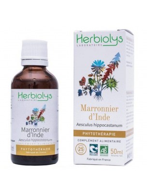 Image de Marronnier d'Inde Bio - Jambes et Hémorroïdes Teinture-mère Aesculus hippocastanum 50 ml - Herbiolys depuis Cirse des champs - Teinture-mère Cirsium arvense 50 ml