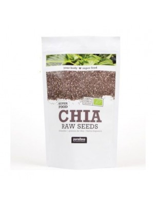 Image de Organic Chia Seeds - Fibre and Nutrients SuperFoods 400g - Purasana depuis Nutritive fibres beneficial for transit and digestion