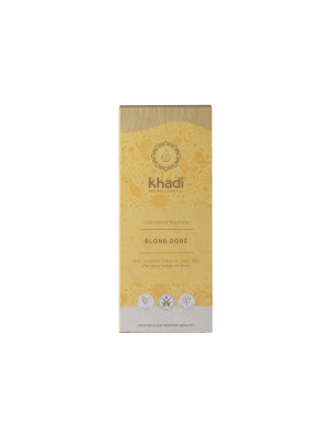Image de Golden Blonde Haircolour - Henna & Ayurvedic Herbs Powder 100g - Khadi depuis Buy the products Khadi at the herbalist's shop Louis
