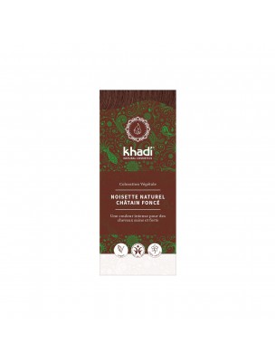 Image de Coloration Noisette - Henné et plantes ayurvédiques en poudre 100g - Khadi depuis Colorations naturelles - Produits de phytothérapie et d'herboristerie