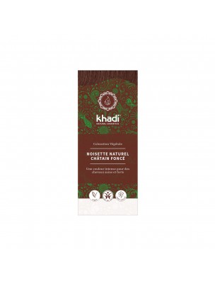 Image de Hazelnut Colouring - Henna & Ayurvedic Herbs Powder 100g - NU Khadi depuis Buy the products Khadi at the herbalist's shop Louis