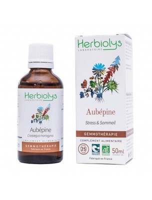 Image de Aubépine Macérât de jeune pousse Bio - Stress et Sommeil 50 ml - Herbiolys depuis Achetez les produits Herbiolys à l'herboristerie Louis