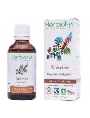 Image de Noisetier Macérât de bourgeon Bio - Respiration et Digestion 50 ml - Herbiolys via Marrube blanc - Tisane 100g - Marque