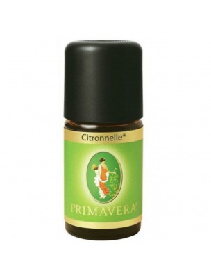 Image de Citronnelle Bio - Huile essentielle Cymbopogon nardus 5 ml - Primavera depuis Commandez les produits Primavera à l'herboristerie Louis
