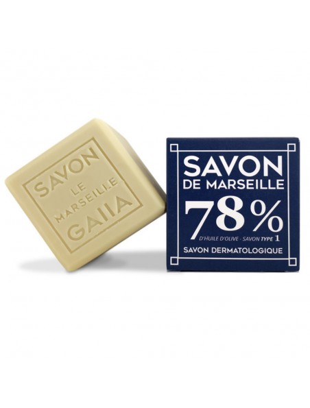 Image principale de Savon de Marseille Le 1688 saponifié à froid - Pur Olive 250 g - Gaiia