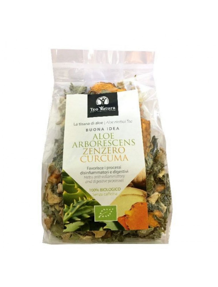 Aloé arborescens, Gimgembre et Curcuma - 50 g - Teo Natura
