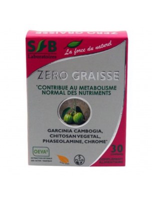 Image 39625 supplémentaire pour Zéro Graisse - Perte de poids 30 gélules - SFB Laboratoires