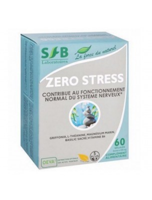 Zéro stress - Stress et fatigue 60 gélules - SFB Laboratoires