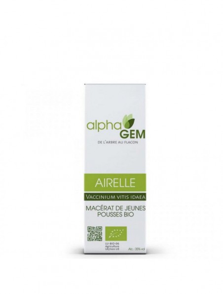 Image principale de Airelle Macérat de jeunes pousses Bio - Vaccinium vitis idaea 50 ml - Alphagem