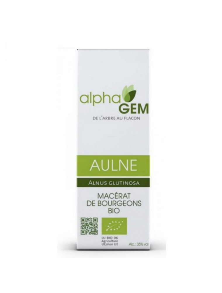 Image principale de la modale pour Aulne Macérat de bourgeons Bio - Alnus glutinosa 50 ml - Alphagem