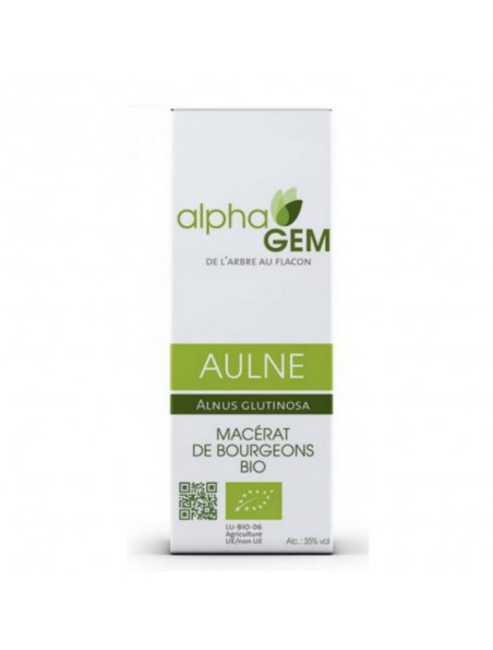 Image principale de Aulne Macérat de bourgeons Bio - Alnus glutinosa 50 ml - Alphagem