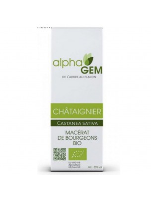 Image de Châtaignier Macérat de bourgeons Bio - Castanea sativa 15 ml - Alphagem depuis Achetez les produits AlphaGEM à l'herboristerie Louis