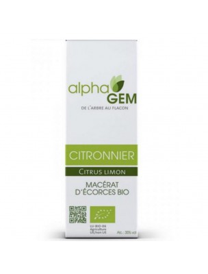 Image de Citronnier Macérat de bourgeons Bio - Citrus limon 15 ml - Alphagem depuis Achetez les produits AlphaGEM à l'herboristerie Louis (2)