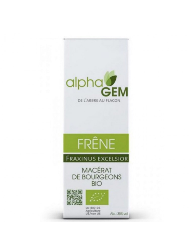 Image principale de la modale pour Frêne Macérat de bourgeons Bio - Fraxinus excelsior 15 ml - Alphagem