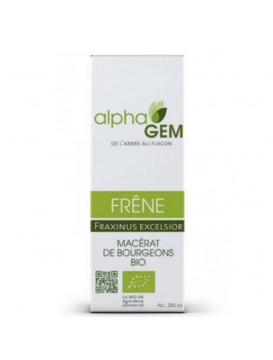 Image de Frêne Macérat de bourgeons Bio - Fraxinus excelsior 50 ml - Alphagem via Tisane Elimination 150g - Nature & Partage