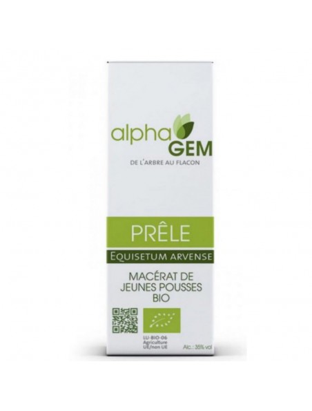 Image principale de Prêle Macérat de jeunes pousses Bio - Equisetum arvense 15 ml - Alphagem