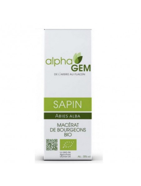 Achetez Sapin Macérat de bourgeons Bio - Abies alba 15 ml - Alphagem à l'herboristerie Louis Image principale de Sapin Macérat de bourgeons Bio - Abies alba 15 ml - Alphagem