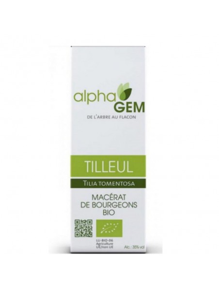 Image principale de Tilleul Macérat de bourgeons Bio - Tilia tomentosa 15 ml - Alphagem