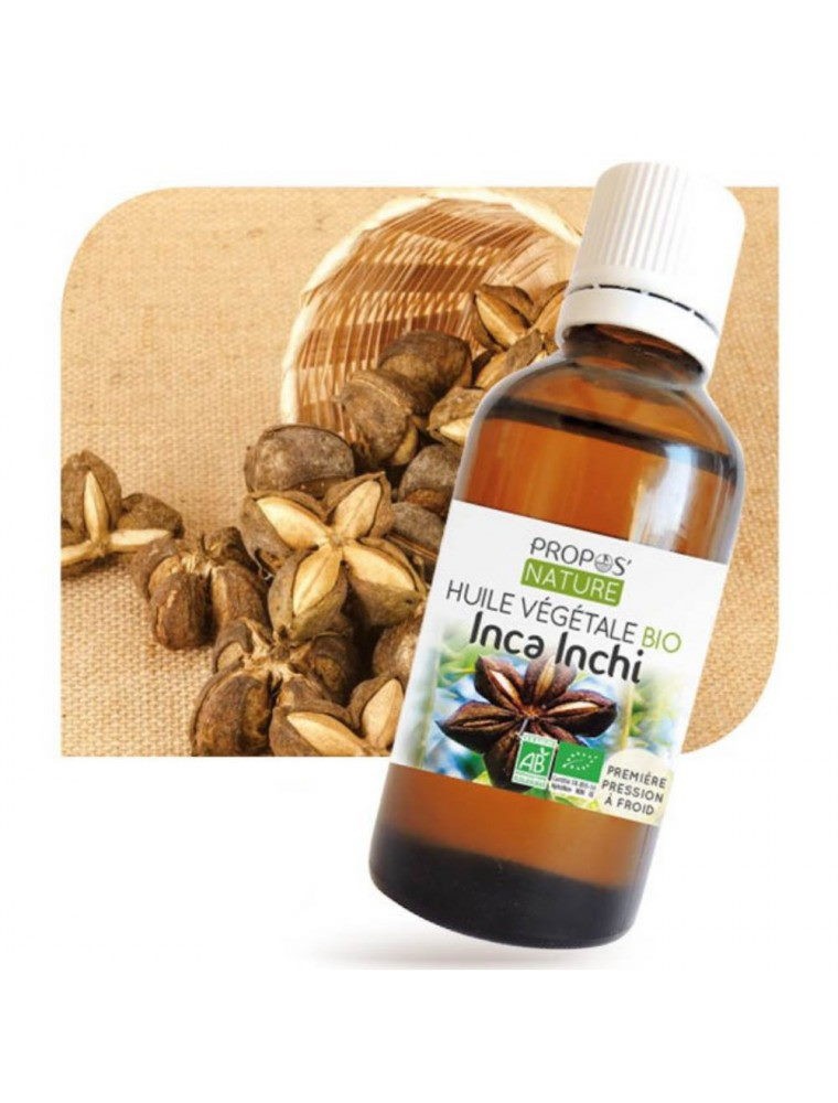 Inca Inchi Bio - Huile végétale de Plukenetia volubilis 50 ml - Propos Nature Inca Inchi Bio - Huile végétale de Plukenetia volubilis 50 ml - Propos Nature