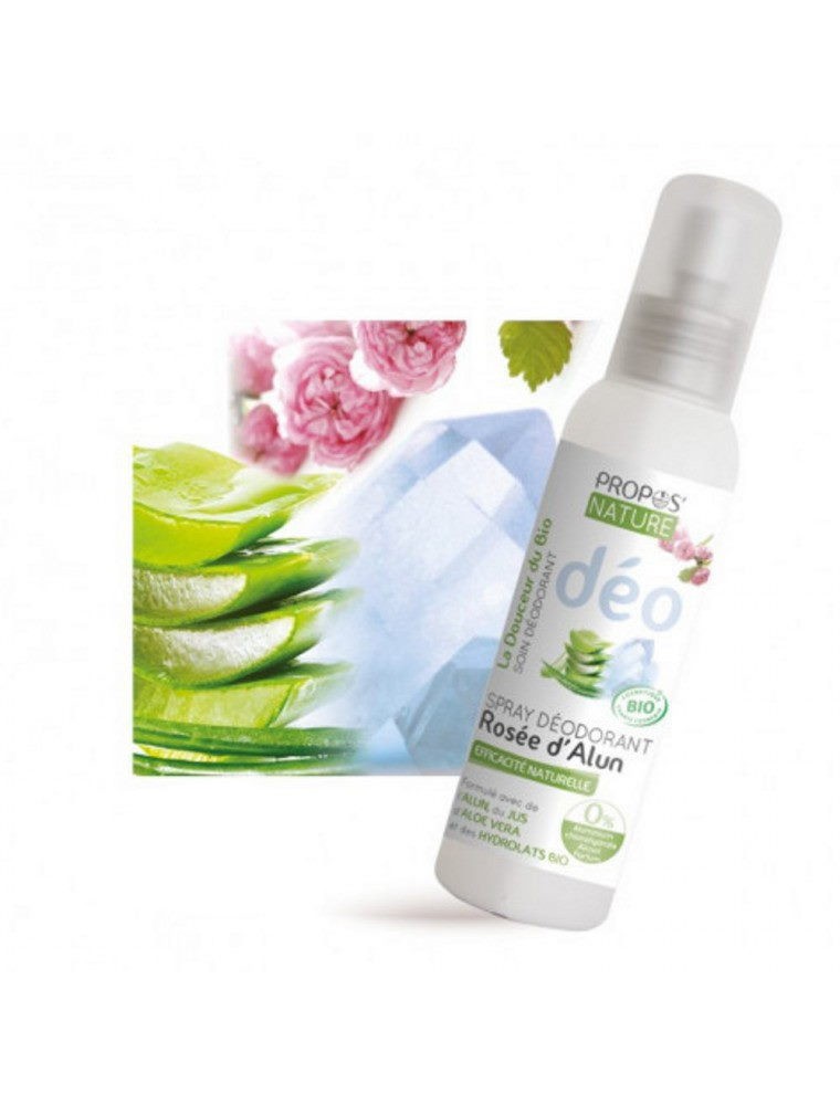 Image principale de la modale pour Déodorant Spray Rosée d'Alun - Déodorant naturel et pratique 100 ml - Propos Nature