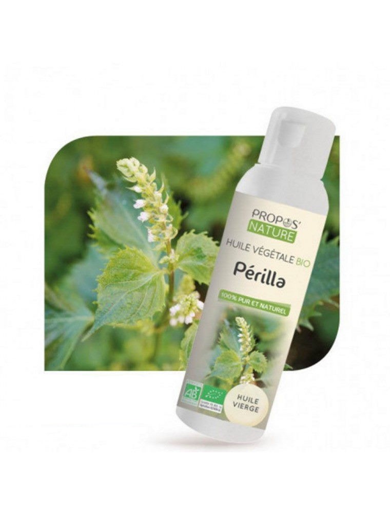 Image principale de la modale pour Périlla Bio - Huile végétale de Perilla ocymoides 100 ml - Propos Nature