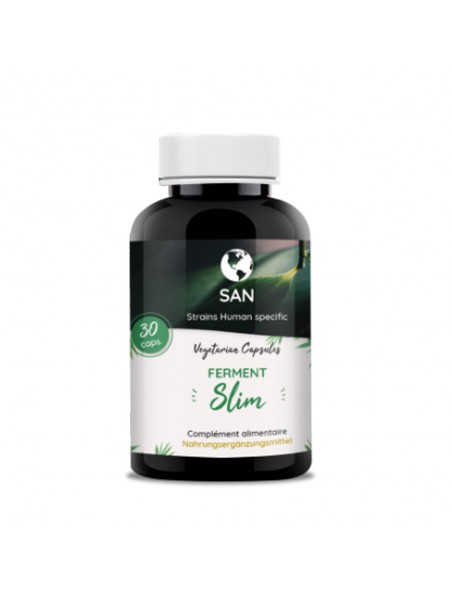 Achetez Probiotiques Slim Minceur - Lactobacillus gasseri 30 gélules - San à l'herboristerie Louis Image principale de Probiotiques Slim Minceur - Lactobacillus gasseri 30 gélules - San