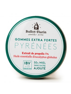 Image de Gommes Extra Fortes des Pyrénées Bio - Action purifiante et tonique 30g - Ballot-Flurin depuis La richesse de la ruche sous différentes formes