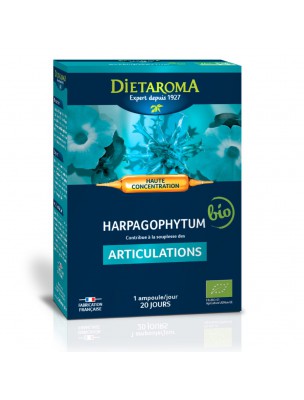 Image de C.I.P. Harpagophytum Bio - Articulations 20 ampoules - Dietaroma depuis Achetez des ampoules de phytothérapie et d'herboristerie en ligne