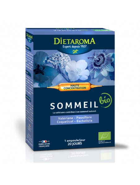 Image principale de C.I.P. Sommeil Bio - Stress et Sommeil 20 ampoules - Dietaroma