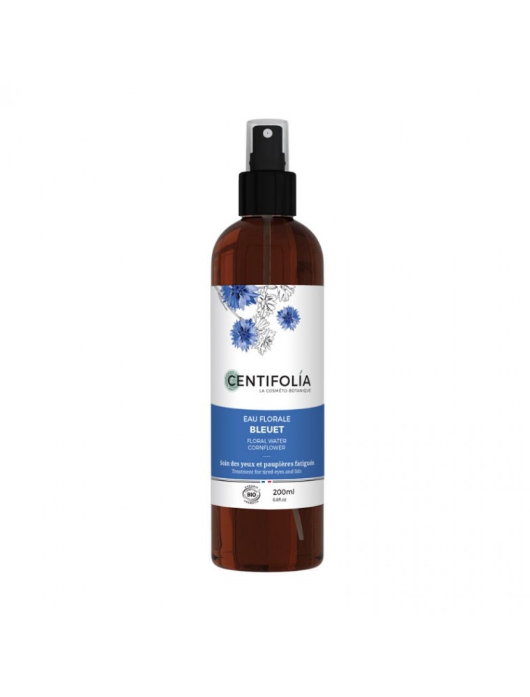 Image principale de la modale pour Bleuet Bio - Hydrolat (eau florale)  200 ml - Centifolia