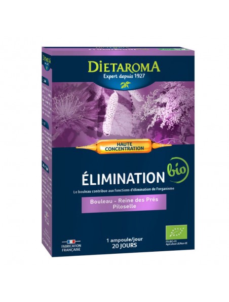 Image principale de C.I.P. Elimination Bio - Elimination 20 ampoules - Dietaroma