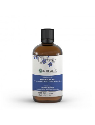 Image de Bourrache Bio - Huile vierge 100 ml - Centifolia depuis Achetez les produits Centifolia à l'herboristerie Louis