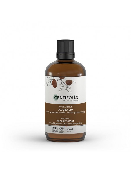 Achetez Jojoba Bio - Huile vierge 100 ml - Centifolia à l'herboristerie Louis Image principale de Jojoba Bio - Huile vierge 100 ml - Centifolia