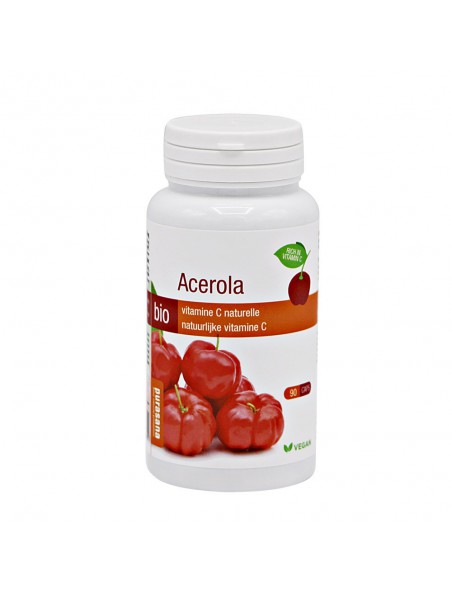 Acérola Bio - Vitamine C naturelle 90 comprimés - Purasana