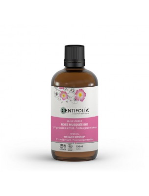 Image de Rose Musquée Bio - Huile vierge 100 ml - Centifolia depuis Commandez les produits Centifolia à l'herboristerie Louis