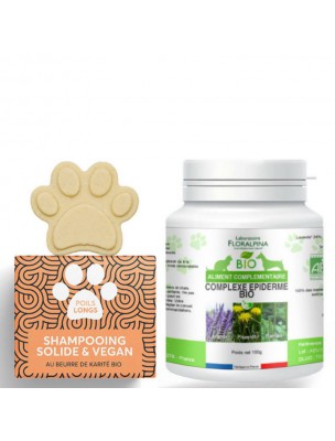 Image de Coat care pack for long-haired dogs - Louis Herbalist depuis Tone and beautify your pet's coat