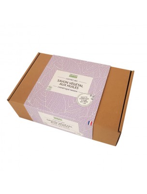 Image de Coffret Cosmétique Maison Savon végétal aux Huiles Bio - Kit complet - Propos Nature via Savon Noir Lavandin Bio 250ml - Rampal Latour