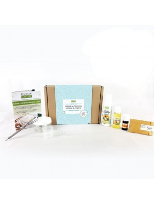 Image 40543 supplémentaire pour Coffret Cosmétique Maison Crème nutrition Visage et Corps Bio - Kit complet - Propos Nature